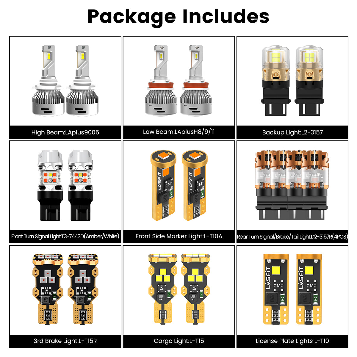 Fit for 2015-2017 Ford F-150 LED Bulbs Upgrade | Tested and Verified