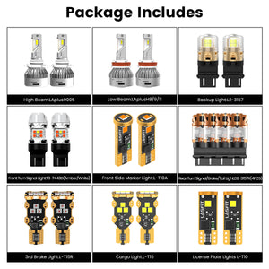 Fit for 2015-2017 Ford F-150 LED Bulbs Upgrade | Tested and Verified