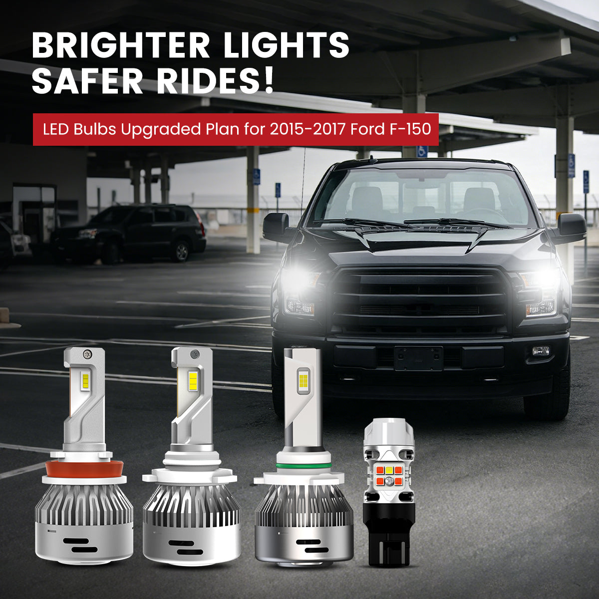 Lasfit LED Bulbs for 2015-2017 Ford F-150