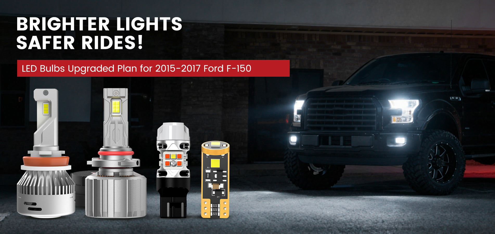 Lasfit LED Bulbs for 2015-2017 Ford F-150