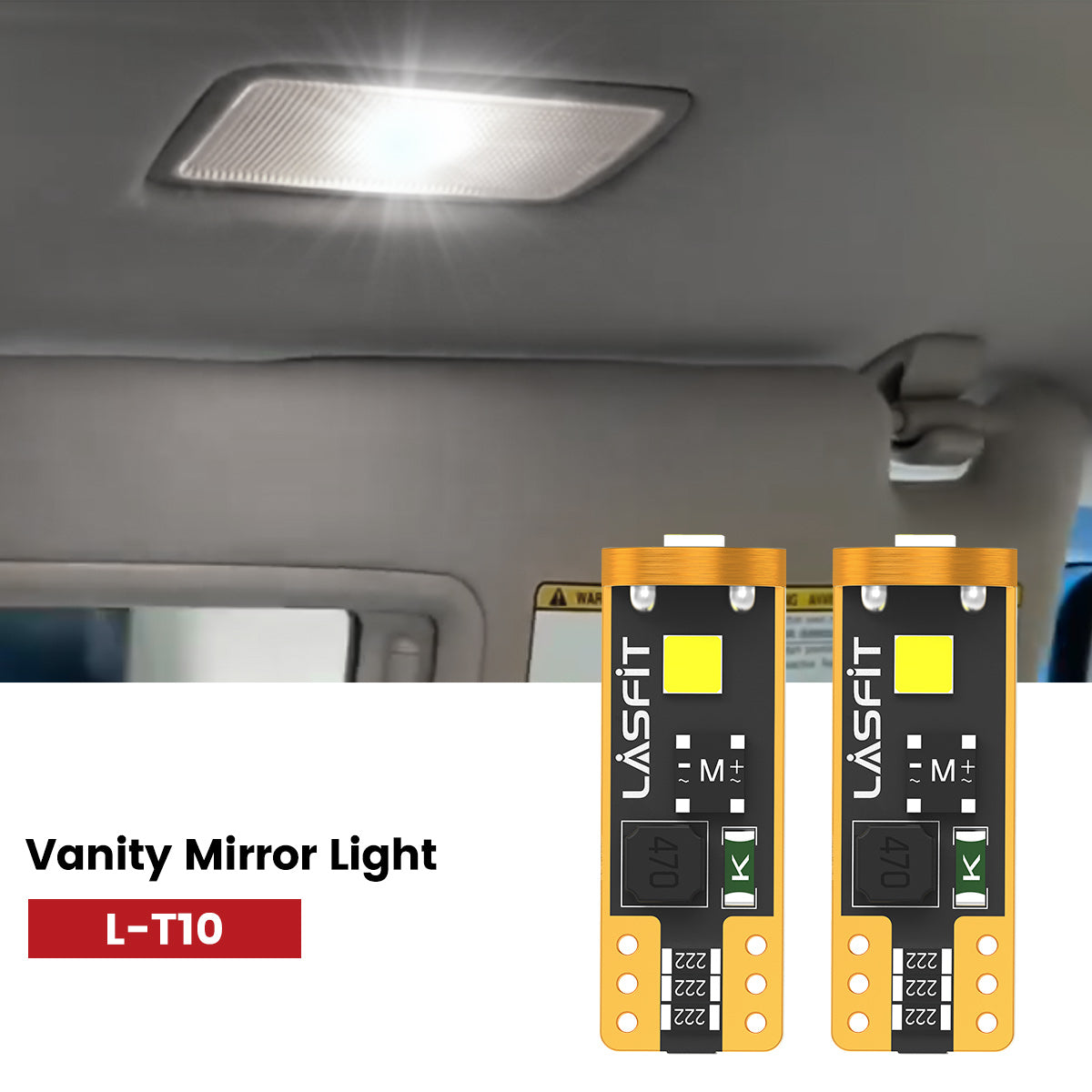 Lasfit 168 led vanity mirror lights fit for 2015-2017 Lexus NX