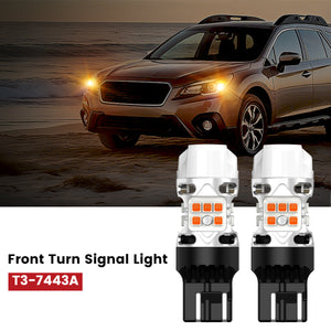 Lasfit 7443 led front turn signal light fit for 2015-2017 Subaru Outback