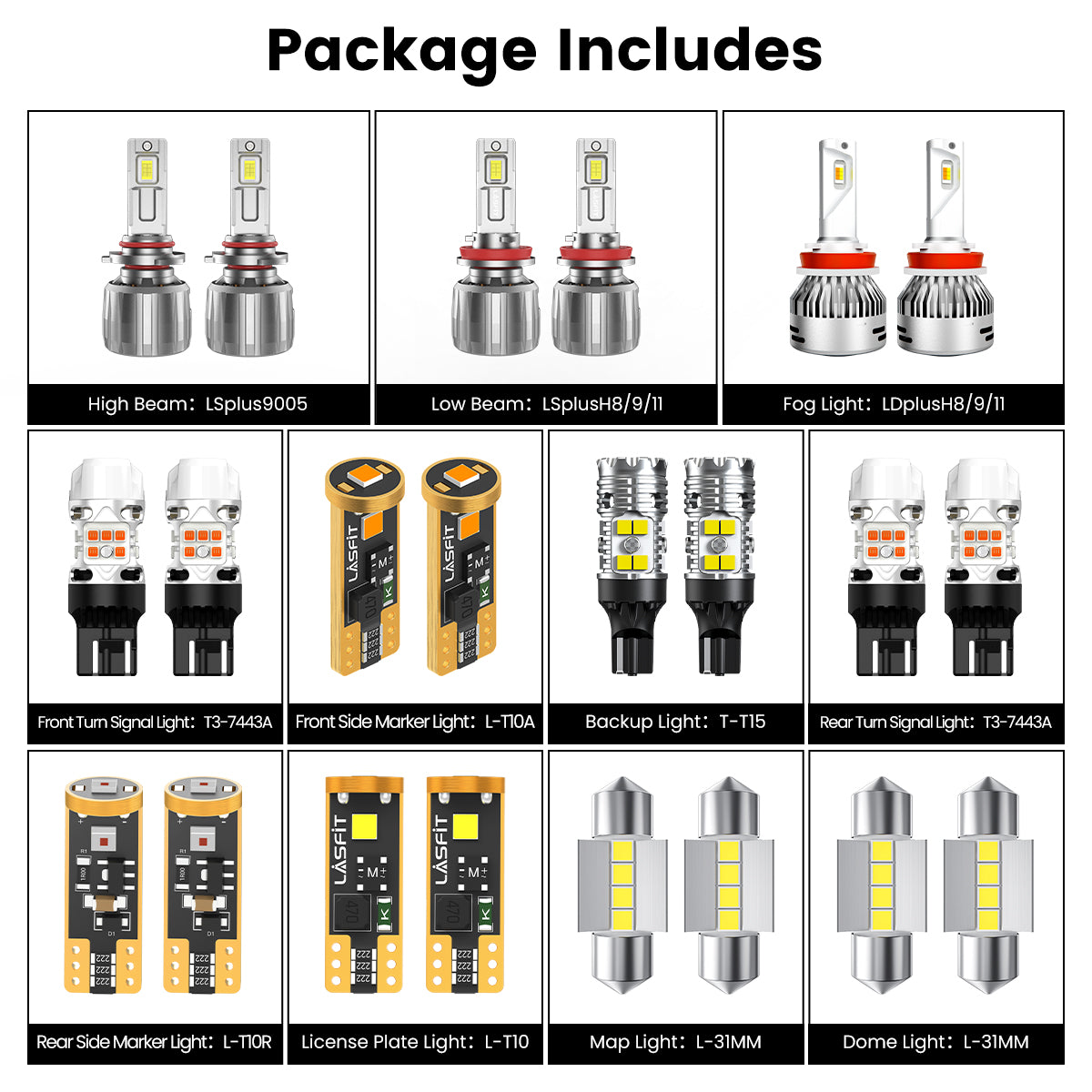 2015-2017 Subaru Outback LED Bulbs | Lasfit