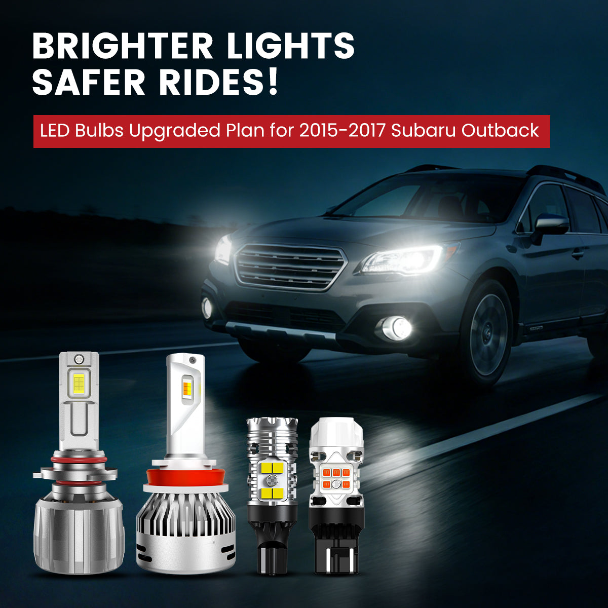 Lasfit LED Bulbs for 2015-2017 Subaru Outback