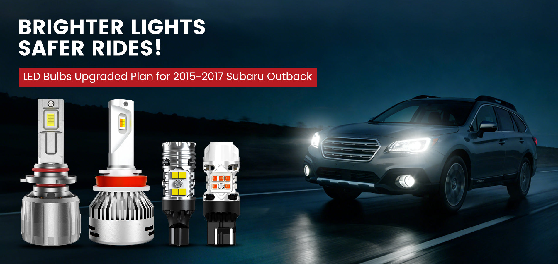 Lasfit LED Bulbs for 2015-2017 Subaru Outback