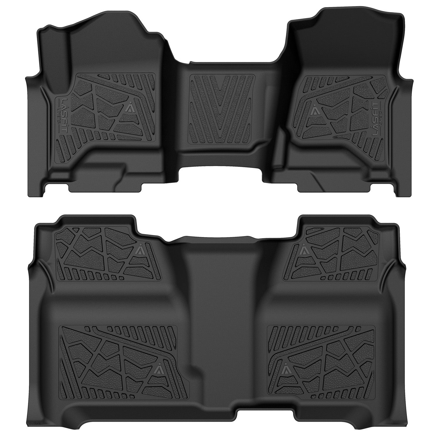 Tappetini Gomma TPE Per Chevy Silverado / GMC Sierra 1500/2500/3500 HD Crew Cab (2015-2019) | Antiscivolo