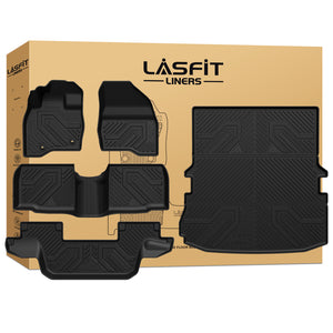 Fit for 2017-2019 Ford Explorer Floor Mats & Cargo & Seatback Mat