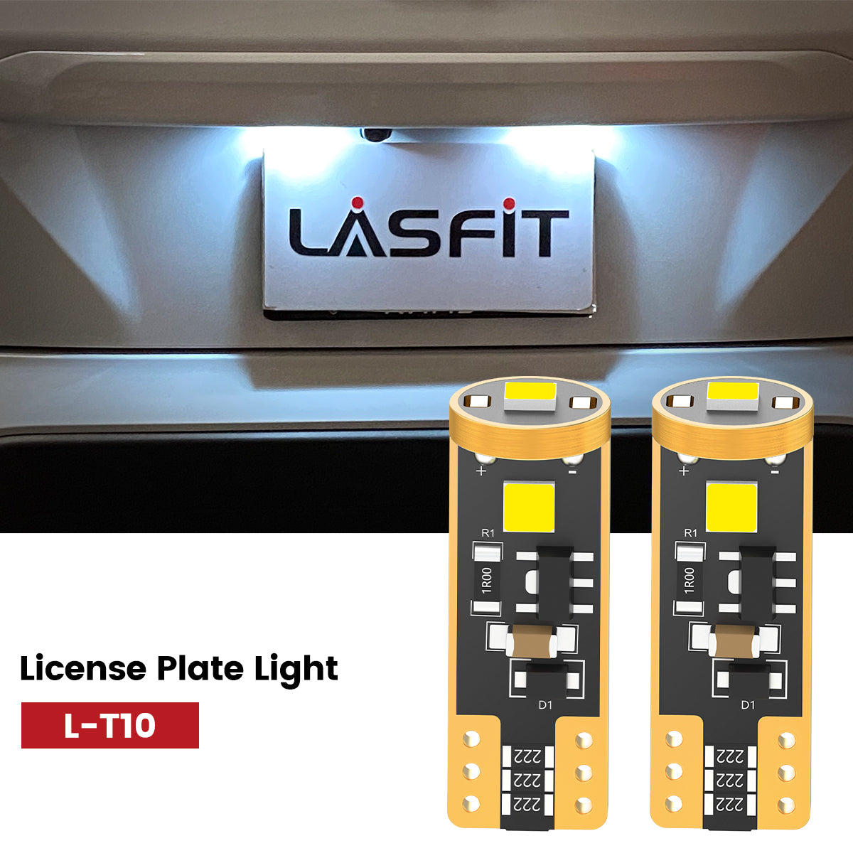 Lasfit 168 led license plate lights fit for 2015-2020 Chevrolet Suburban