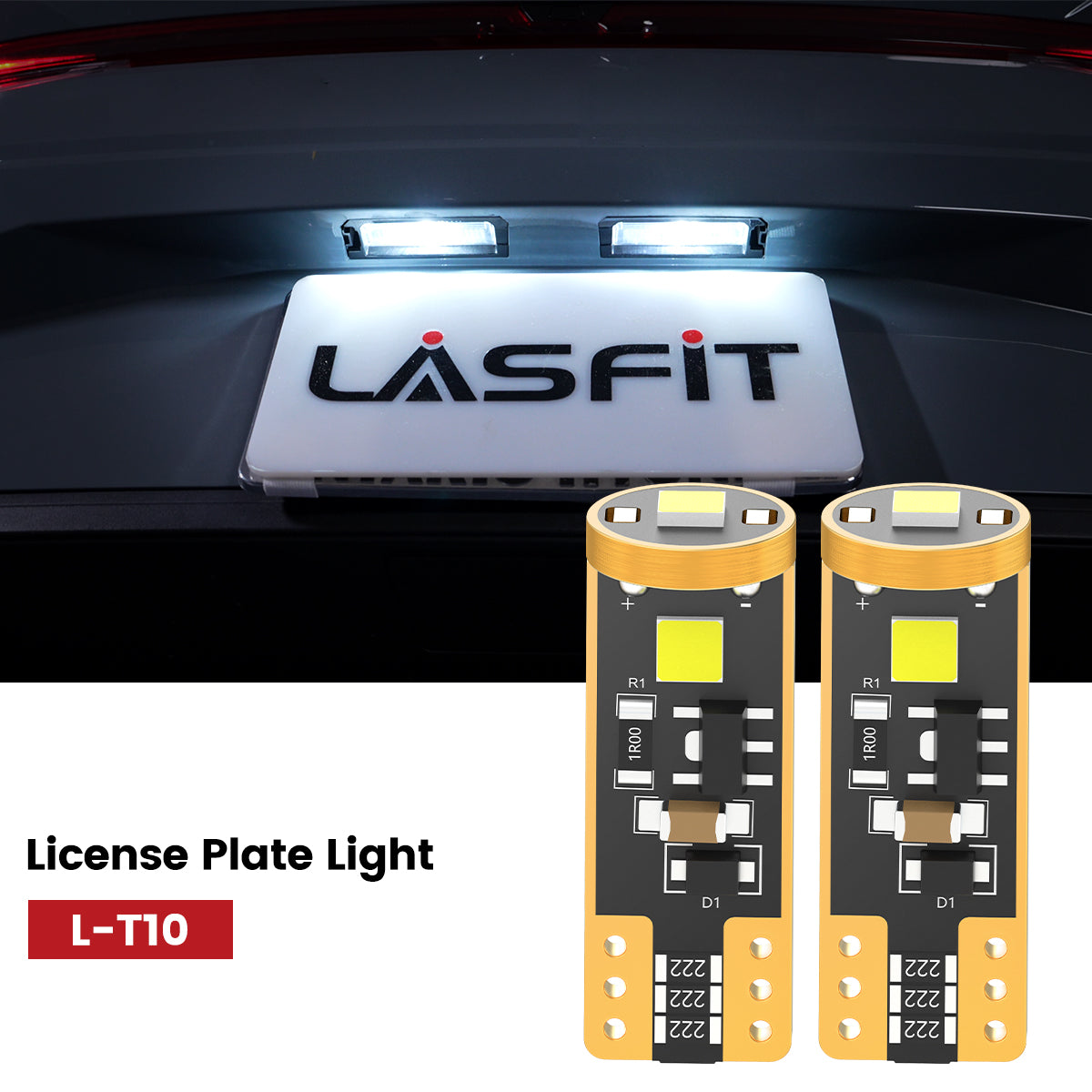 Lasfit 168 led license plate light bulbs fit for 2015-2020 GMC Yukon