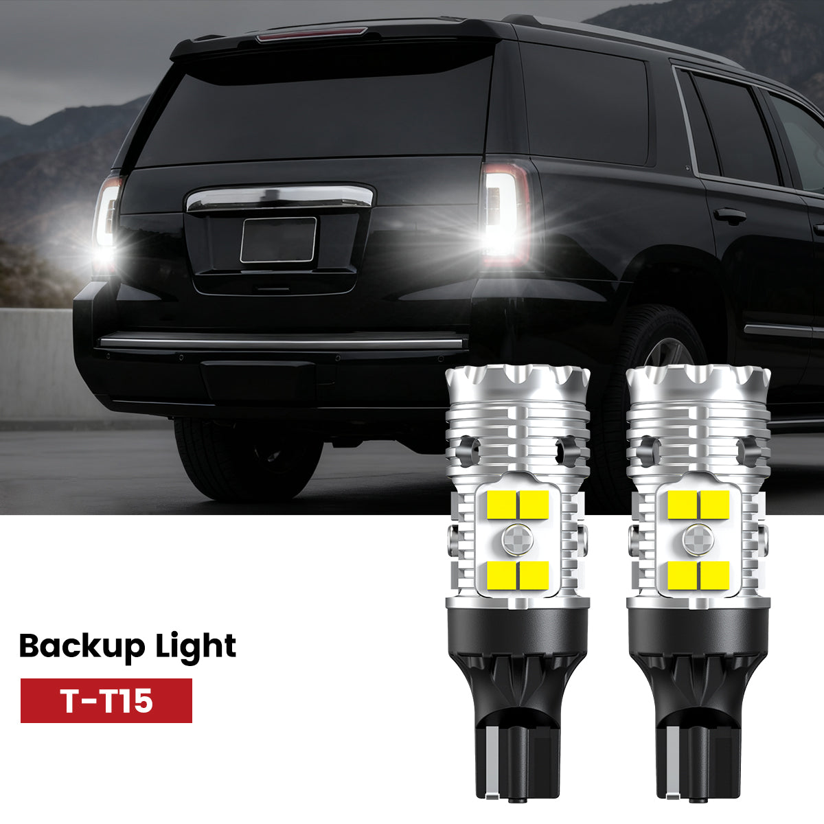 Lasfit 194 led backup light bulbs fit for 2015-2020 GMC Yukon
