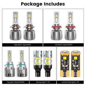 Lasfit combo package led bulbs for 2015-2020 GMC Yukon