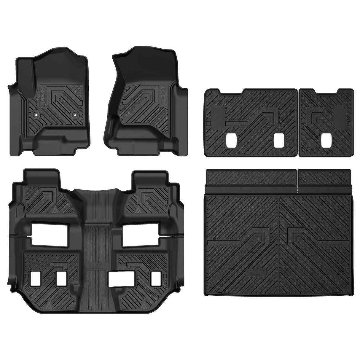 Fit for 2015-2020 GMC Yukon XL Floor Mats/Cargo Mat/Seatback Mat