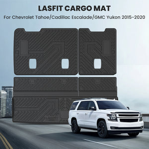 Fit for 2015-2020 Chevrolet Tahoe 7/8 Seats Floor Mats & Seatback & Cargo Mat