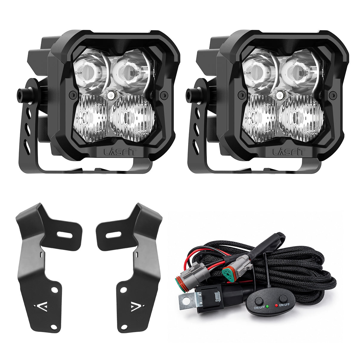 2015-2021 Subaru WRX 3 inch white combo ditch light
