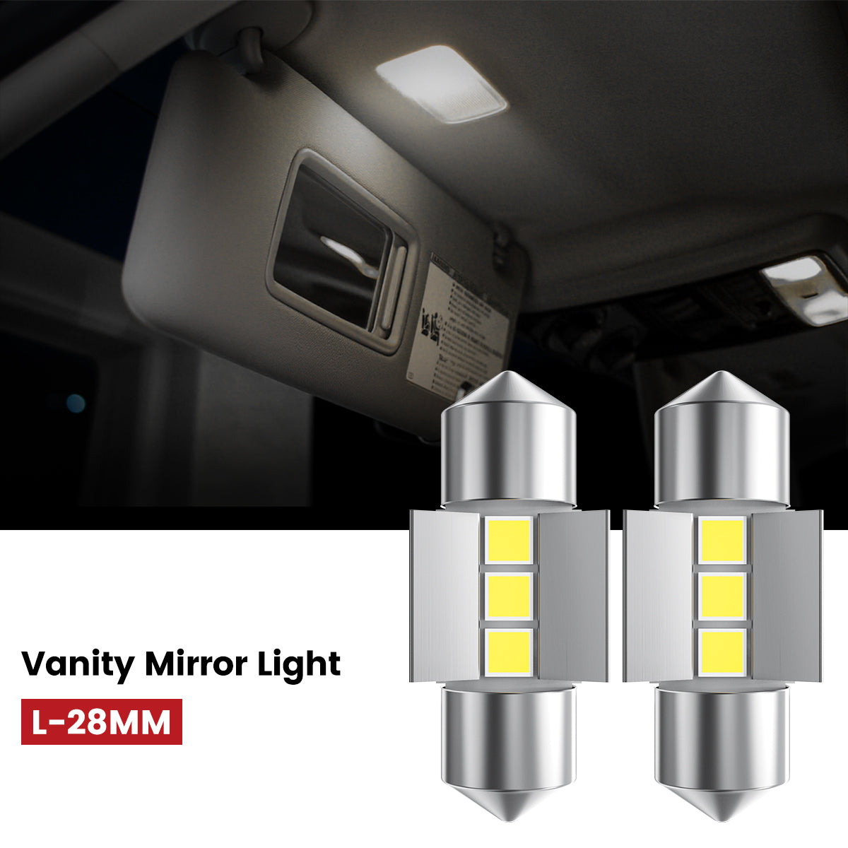 Fit for 2015-2022 GMC Canyon The Brightest LED Bulbs Upgrade | Tested and Verified