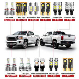 Lasfit led bulbs for 2015-2022 GMC Canyon  