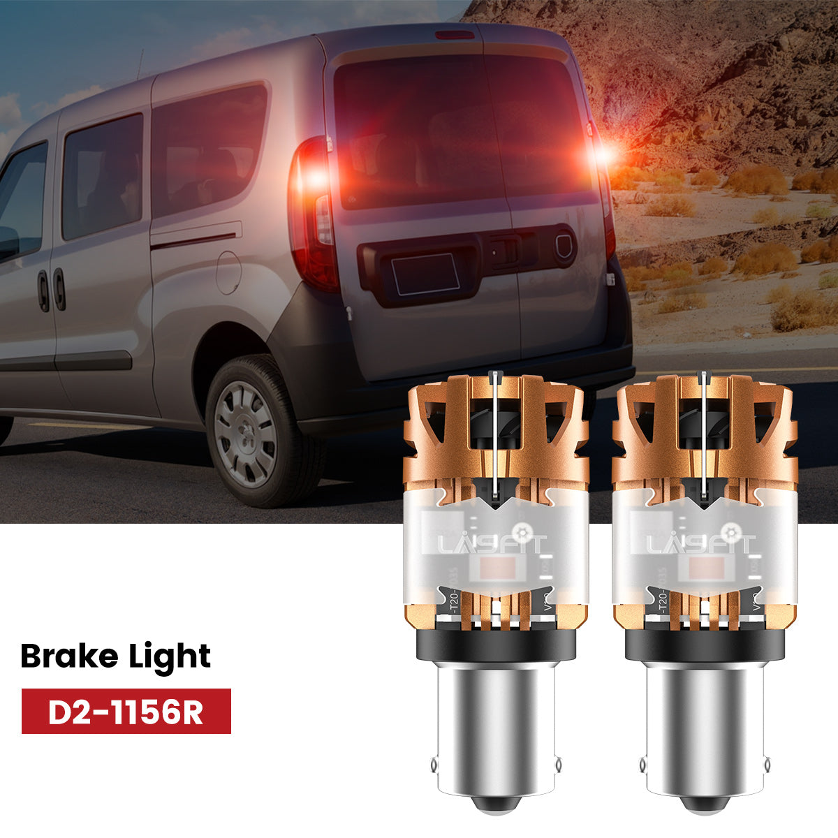 Lasfit 1156 led brake light fit for 2015-2022 Ram ProMaster City