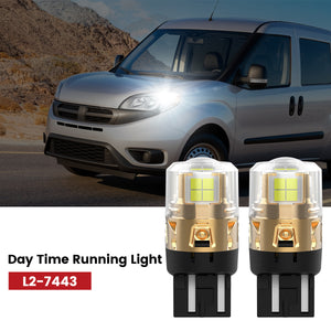 Lasfit 7443 led day time running light fit for 2015-2022 Ram ProMaster City