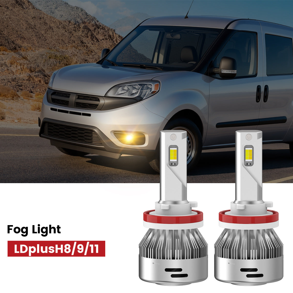 Lasfit H11 led fog light fit for 2015-2022 Ram ProMaster City