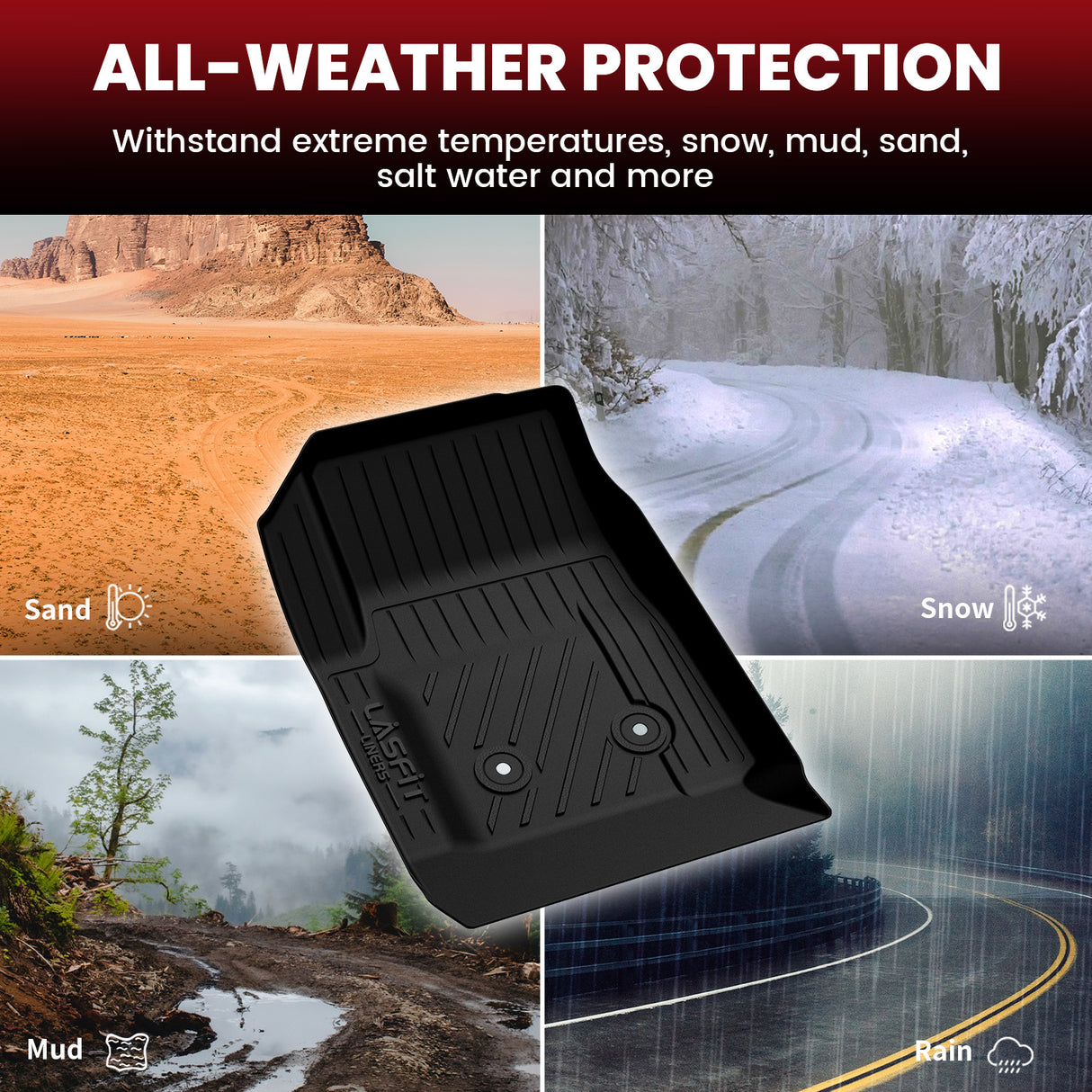 Fit for 2015-2022 GMC Canyon Custom Floor Mats, Fit Carpet Floor Only