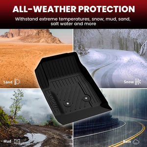 Fit for 2015-2022 GMC Canyon Custom Floor Mats, Fit Carpet Floor Only