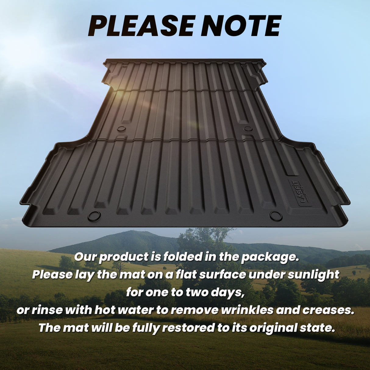 2015-2023 Ford F-150 6.5FT Bed Mat Note