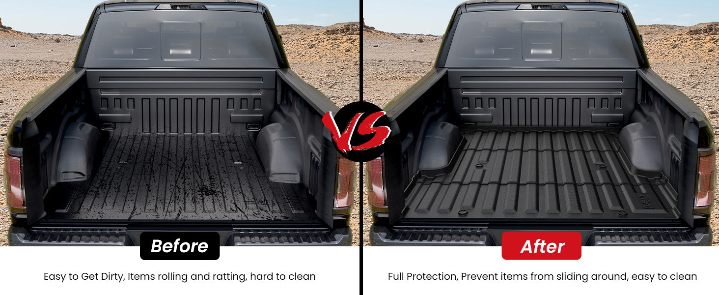 2015-2023 Ford F-150 & F-150 Lighting Truck Bed mats Durable