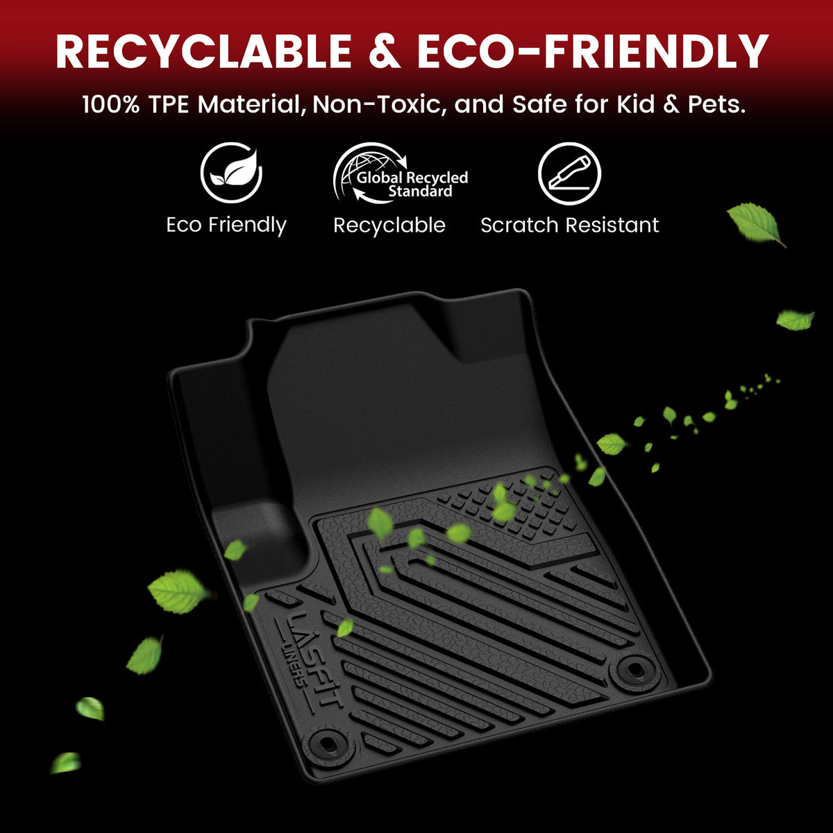 2015 Jeep Cherokee Floor Mats & Cargo Mat TPE Material