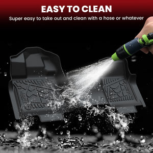 Fit for 2015-2025 Ford F-150 1st Row Floor Mats, Easy to Clean