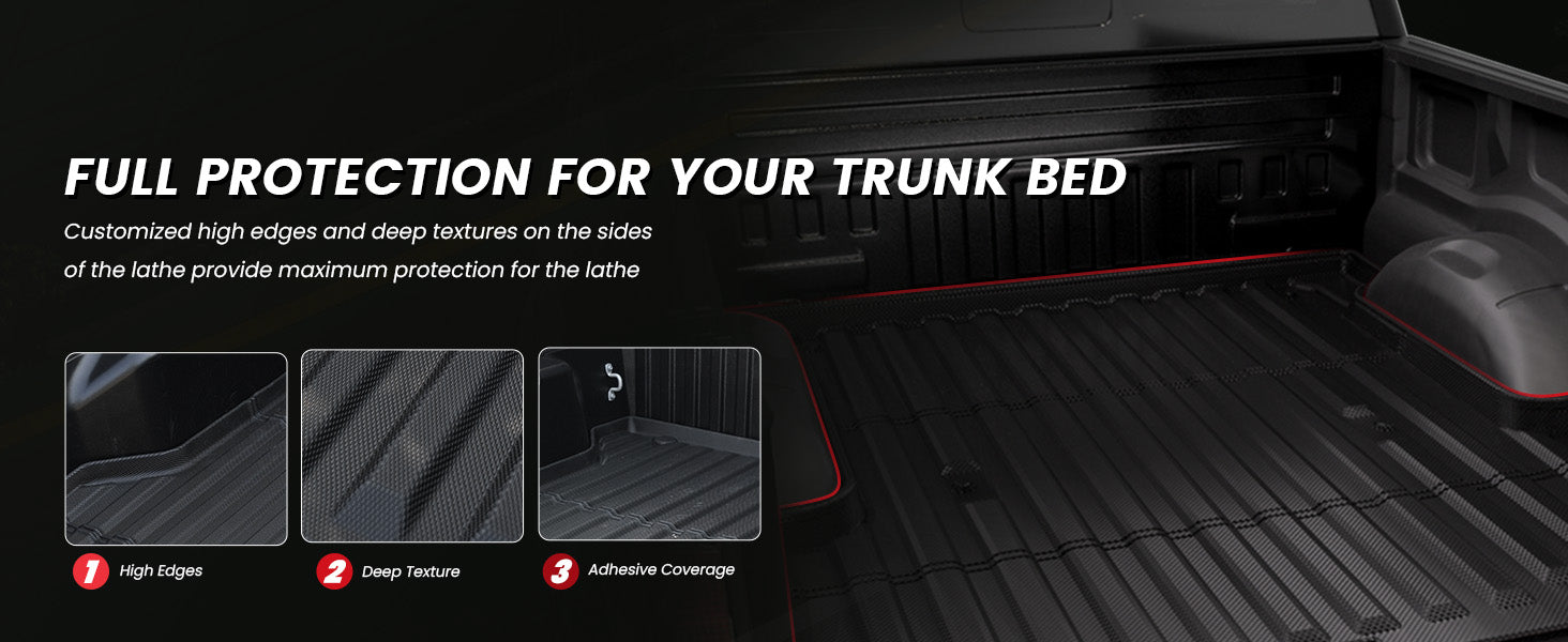 2015-2023 Ford F-150 & F-150 Lighting Truck Bed mats Heavy Duty