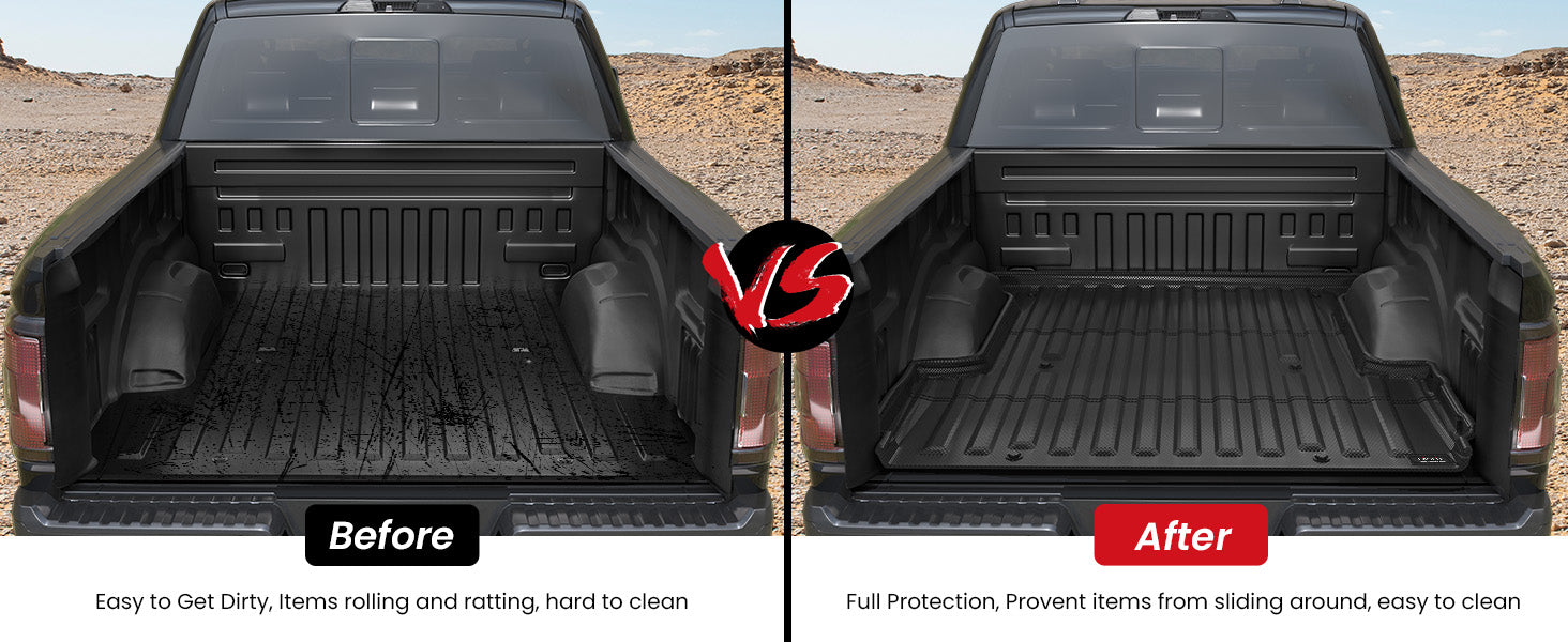 2015-2023 Ford F-150 & F-150 Lighting Truck Bed mats Durable