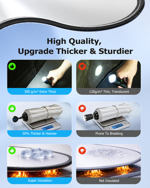 2015-2026 Ford Windshield Sun Shade Quality