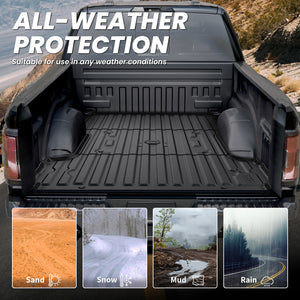 Fit for 2015-2020 Ford F-150 8FT Truck Bed Mat All Weather Protection