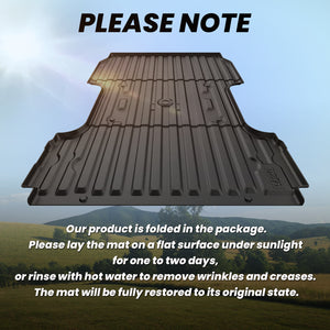 Fit for 2015-2020 Ford F-150 8FT Truck Bed Mat Note