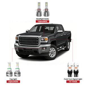 Lasfit led bulbs for 2015 GMC Sierra 2500HD 3500HD