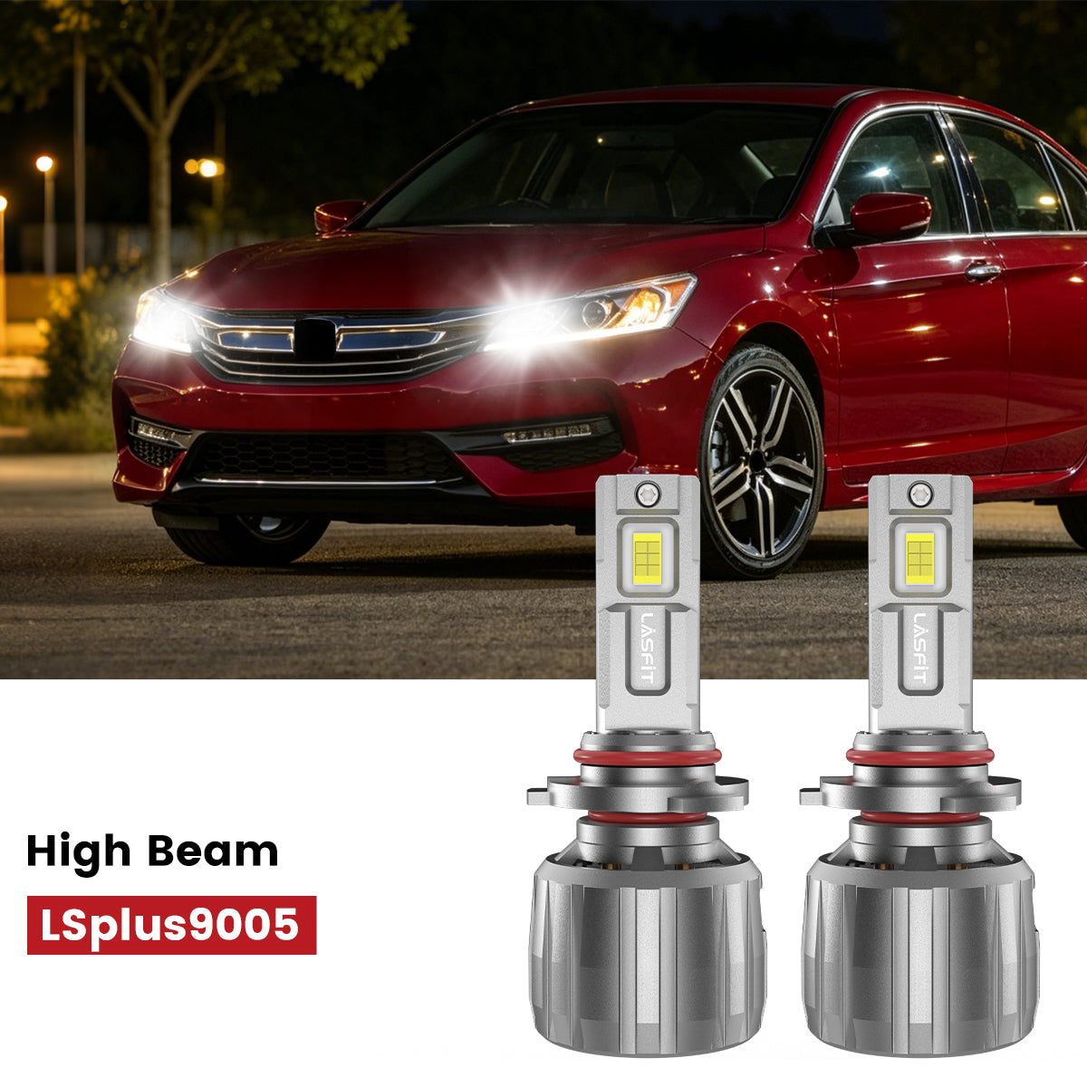 Lasfit 9005 led high beam fit for 2016-2017 Honda Accord Coupe 