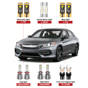 Lasfit front led bulbs for 2016-2017 Honda Accord  