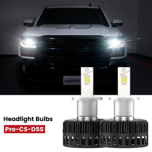 Lasfit D5 led headlight bulbs fit for 2016-2018 Chevrolet Silverado 1500