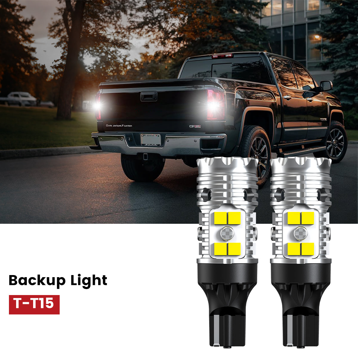 Lasfit 921 led backup light fit for 2016-2018 GMC Sierra 1500