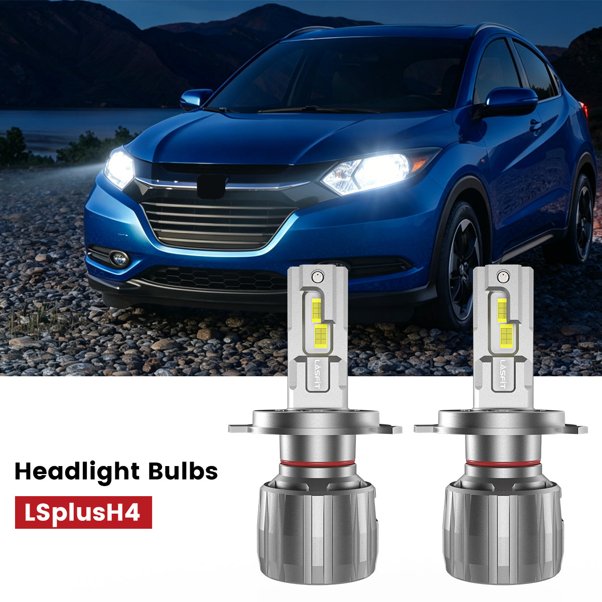 Lasfit H4 led headlight bulbs fit for 2016-2018 Honda HR-V