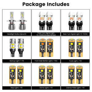 Lasfit combo package led bulbs for 2016-2018 Honda HR-V LX