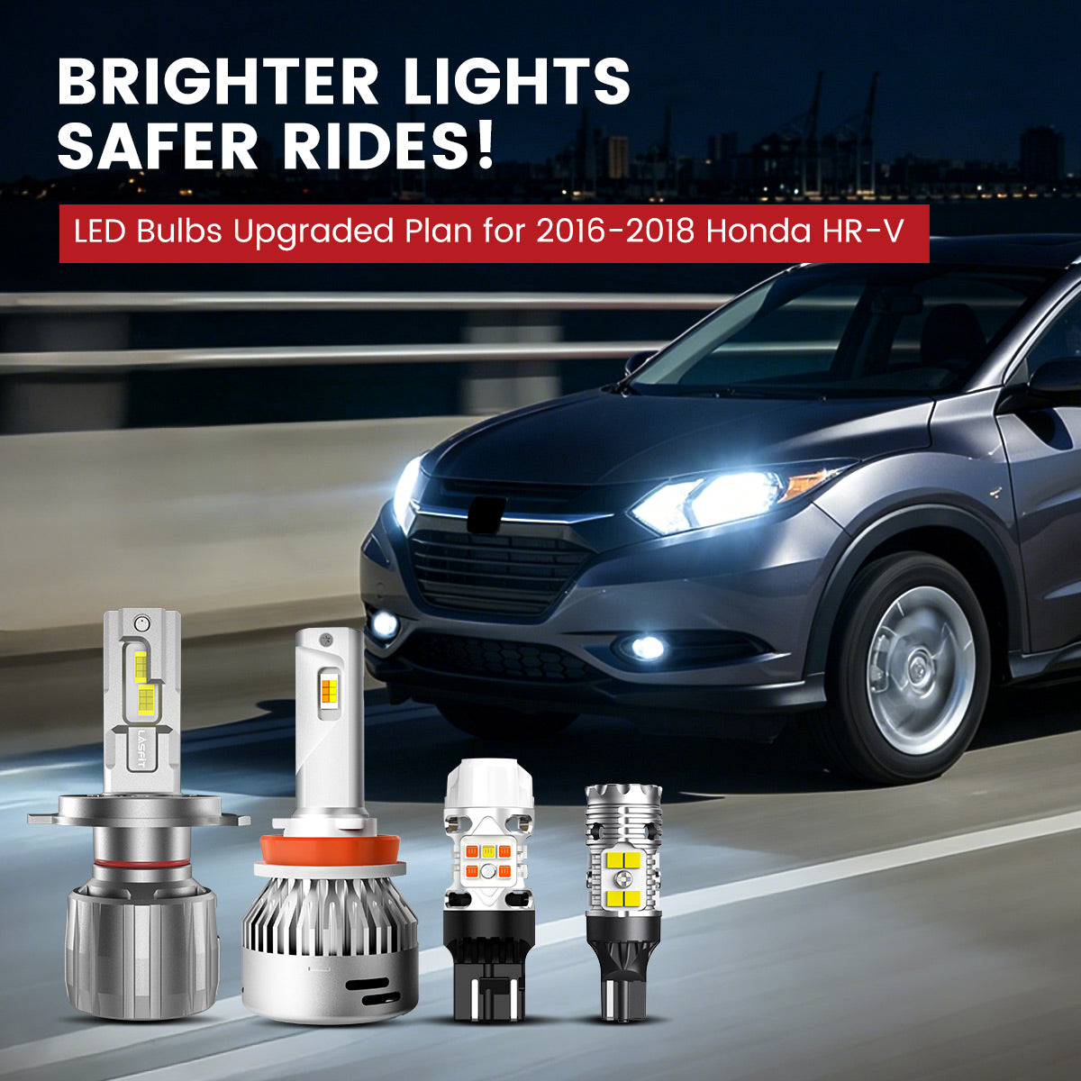 Lasfit LED Bulbs for 2016-2018 Honda HR-V