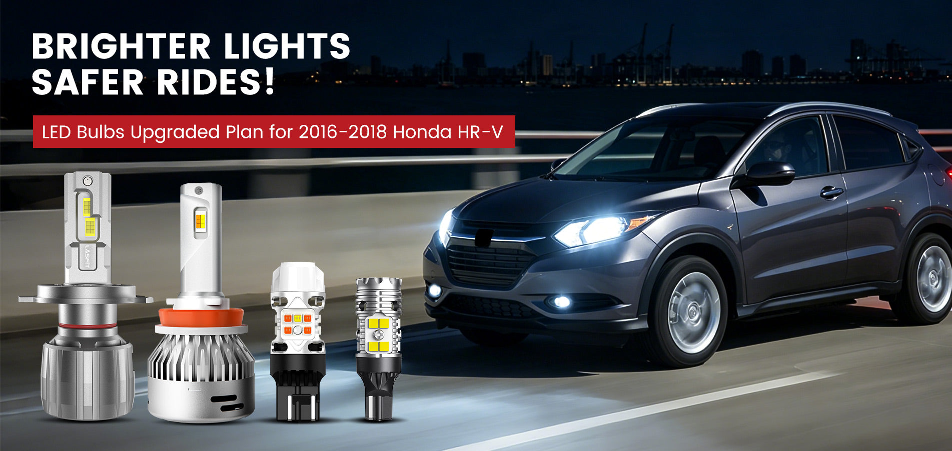 Lasfit LED Bulbs for 2016-2018 Honda HR-V