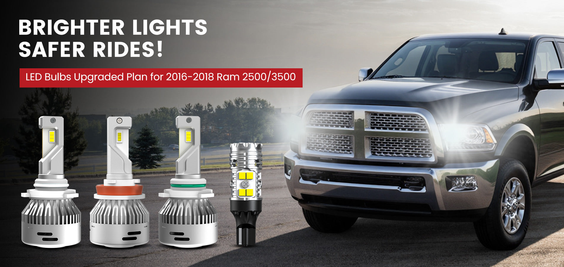 Lasfit LED Bulbs for 2016-2018 Ram 2500/3500