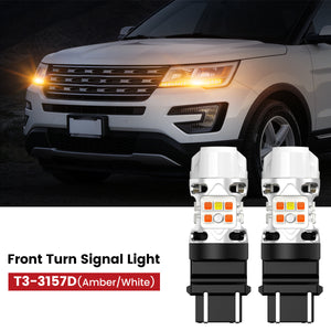 Lasfit 3157 led front turn signal light fit for 2016-2019 Ford Explorer