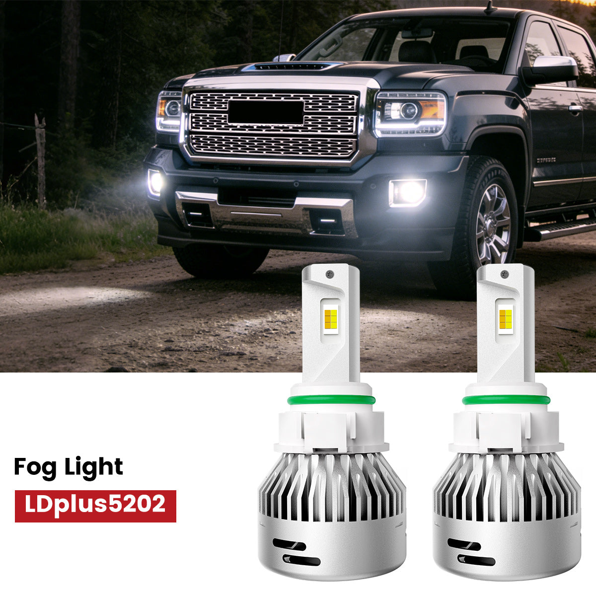 Lasfit 5202 led fog light fit for 2016-2019 GMC Sierra 2500HD 3500HD 