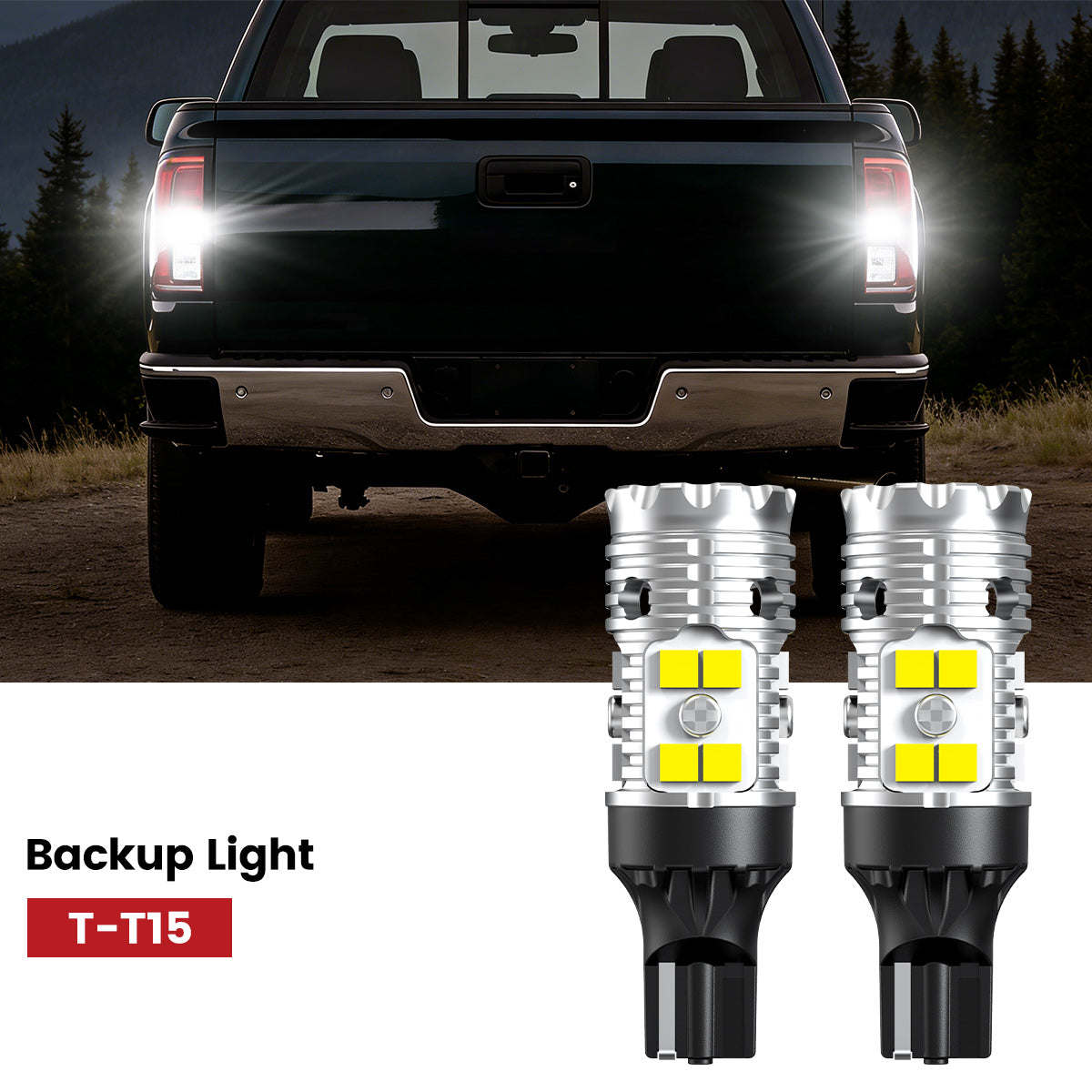Lasfit 921 led backup light fit for 2016-2019 GMC Sierra 2500HD 3500HD 