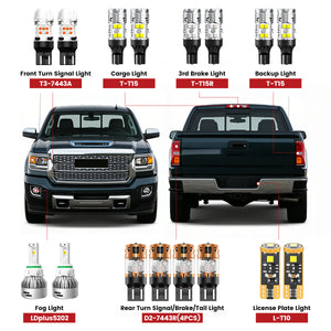 Lasfit led bulbs for 2016-2019 GMC Sierra 2500HD 3500HD