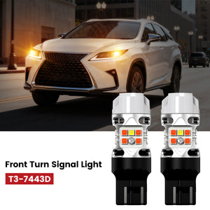 Lasfit 7443 led front turn signal lights fit for 2016-2019 Lexus RX