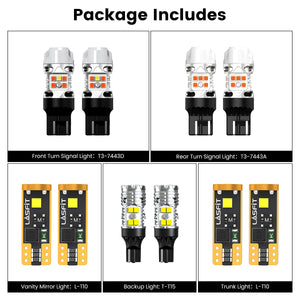 Lasfit combo package led bulbs for 2016-2019 Lexus RX